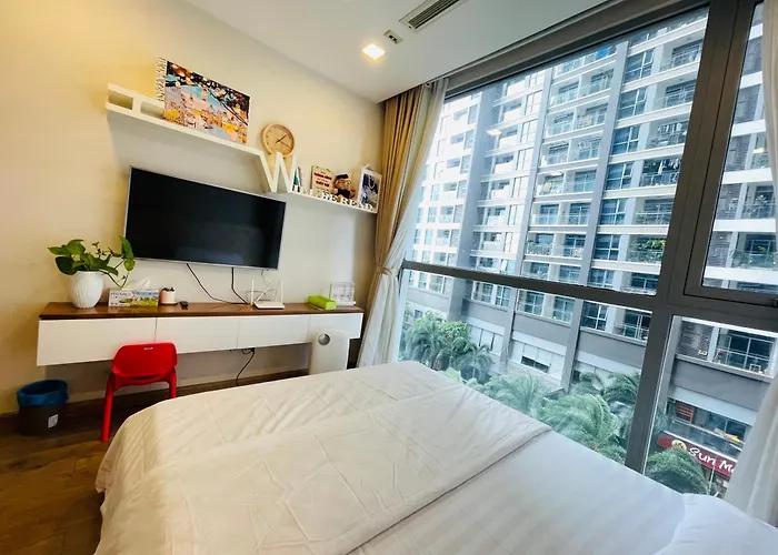Hana Homestay- 1 Phong Ngu Trong Can Ho Chu Nha Dang O Tai Vinhome Central Park Tan Cang Binh Thanh Hcm- Sat Landmark 81